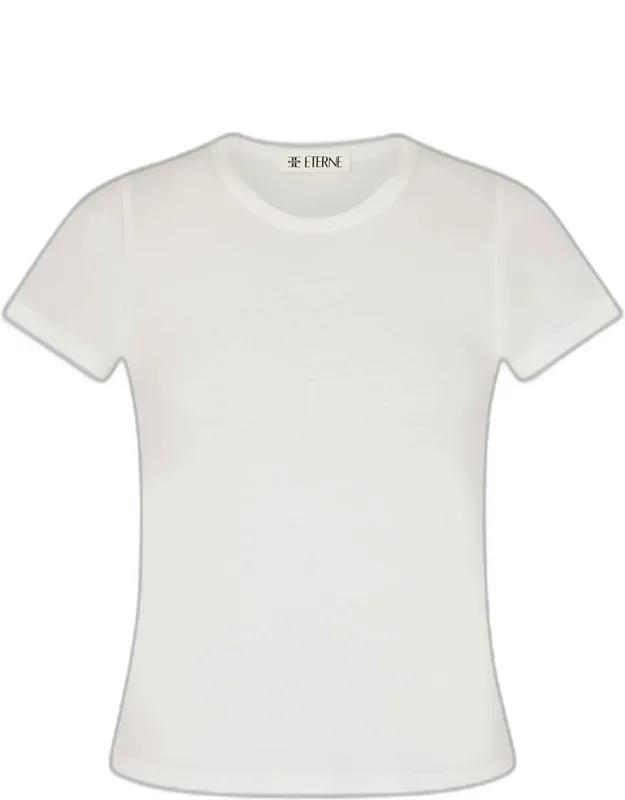 Fitted Crewneck Short-sleeve T-shirt