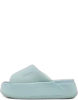 Calm Elevation Slide Sandals With Platform Outsole And Textured Footbed
