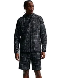 Tech Windrunner Fleece Grid Full-zip Jacket