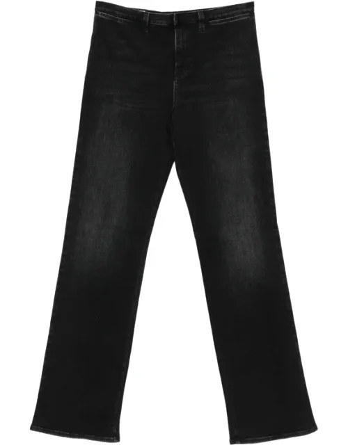 Web-stripe Wide-leg Jeans
