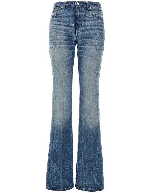 Haikure 'flora' Flared Jeans With Five Pockets And Medium-high Waist