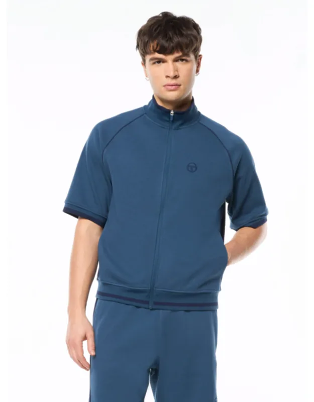 Panel Short Sleeve Track Jacket