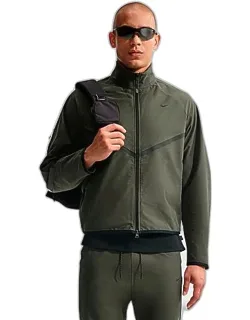 Nike Sportswear Tech Dri-fit Shori Knit Track Jacket With Full-zip Design And Zippered Hand Pockets