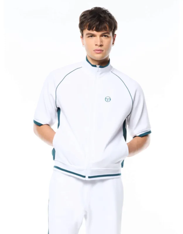 Panel Short Sleeve Track Jacket