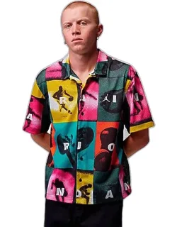 Brooklyn Graphic Button-up Camp Shirt