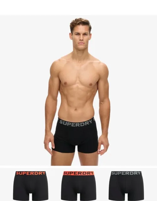 Superdry Boxer Triple Pack With Elasticated Waistband And Luxuriously Soft Fabric