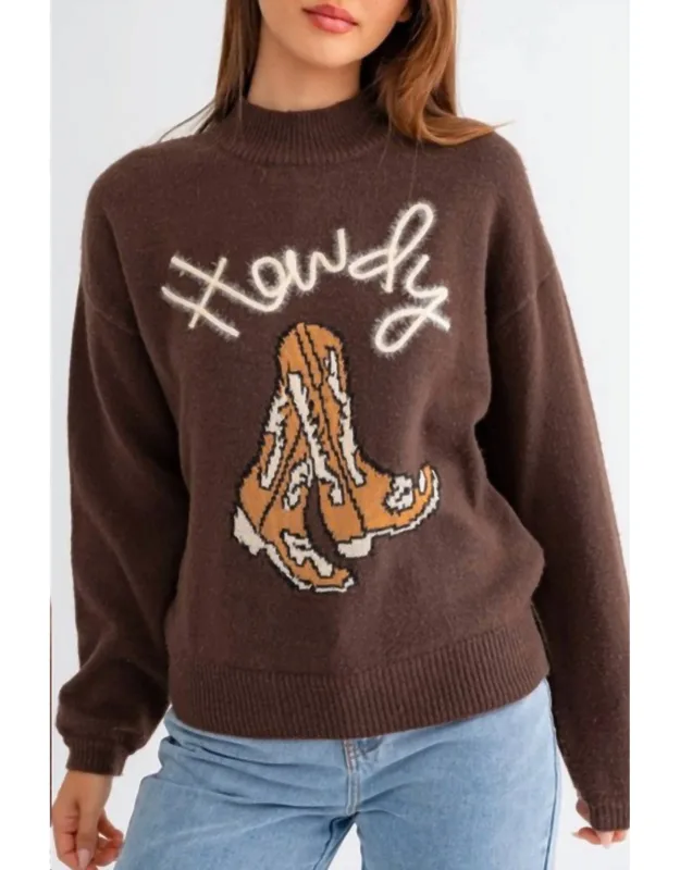 Howdy Sweater
