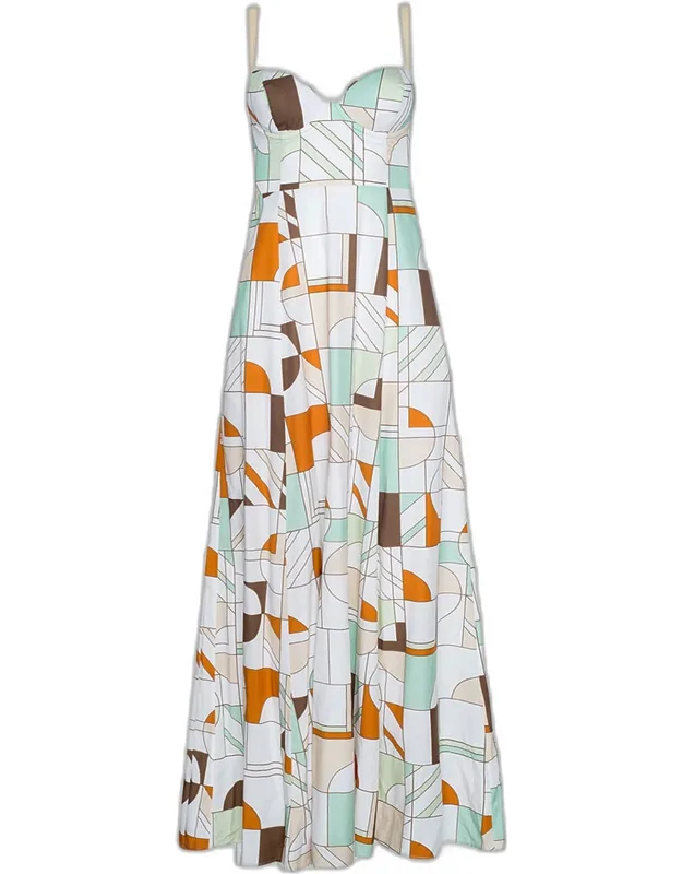 Geometric Maxi Dress