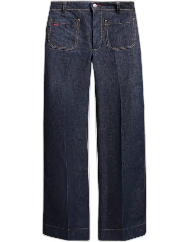 Wide-leg Jeans