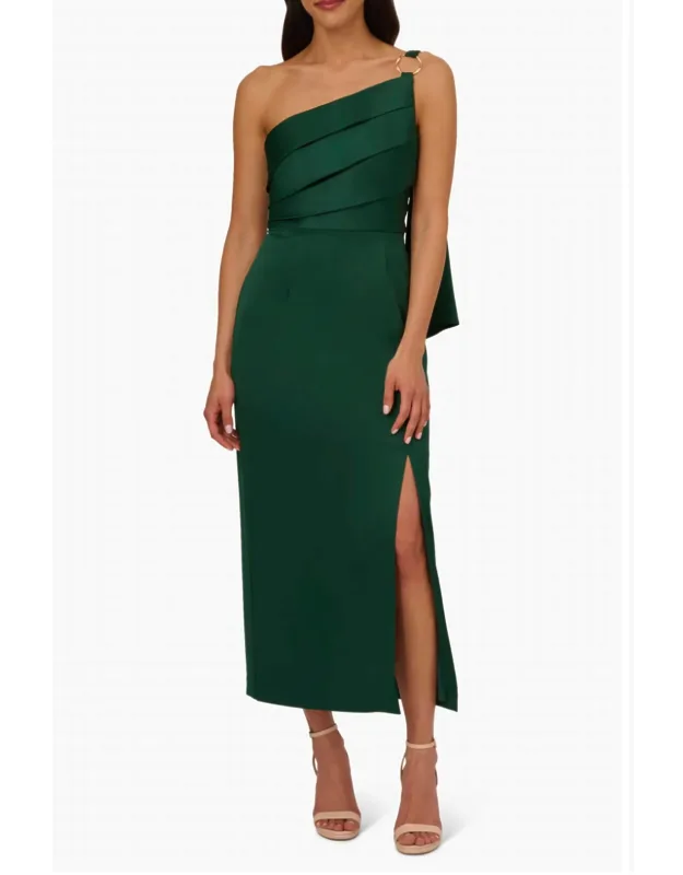 Satin Crepe Dress