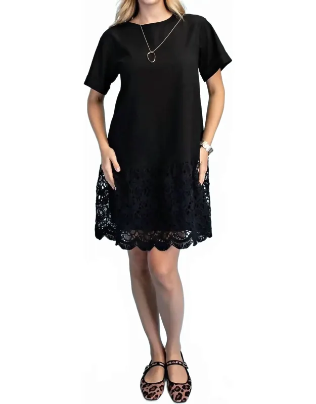 Linen Short Sleeve Mini Dress