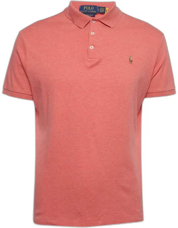 Logo Embroidered Knit Polo T-shirt