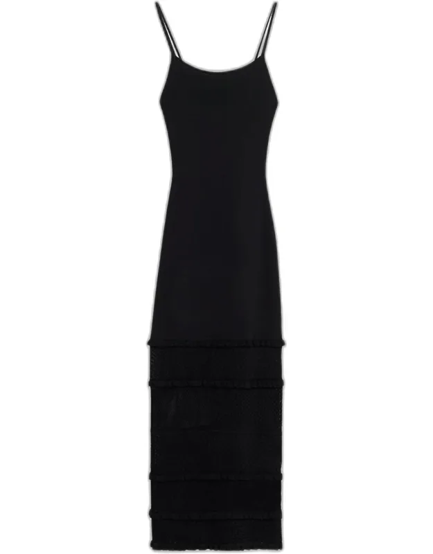 Gabrielle Pointelle Maxi Dress