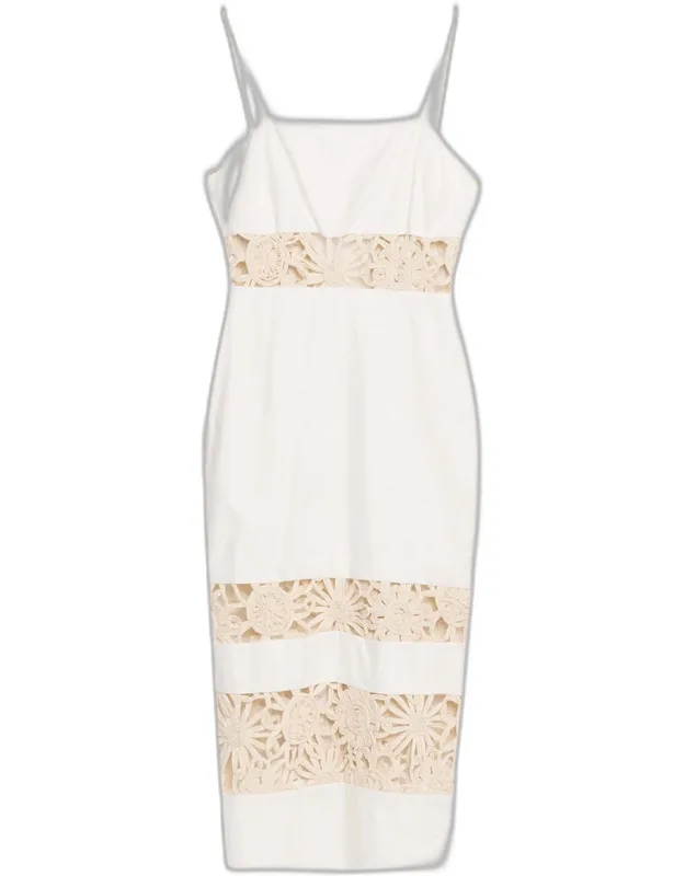 Floral Cutout Midi Dress