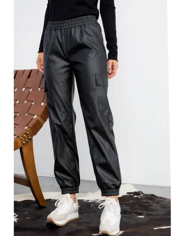 Faux The Win Joggers