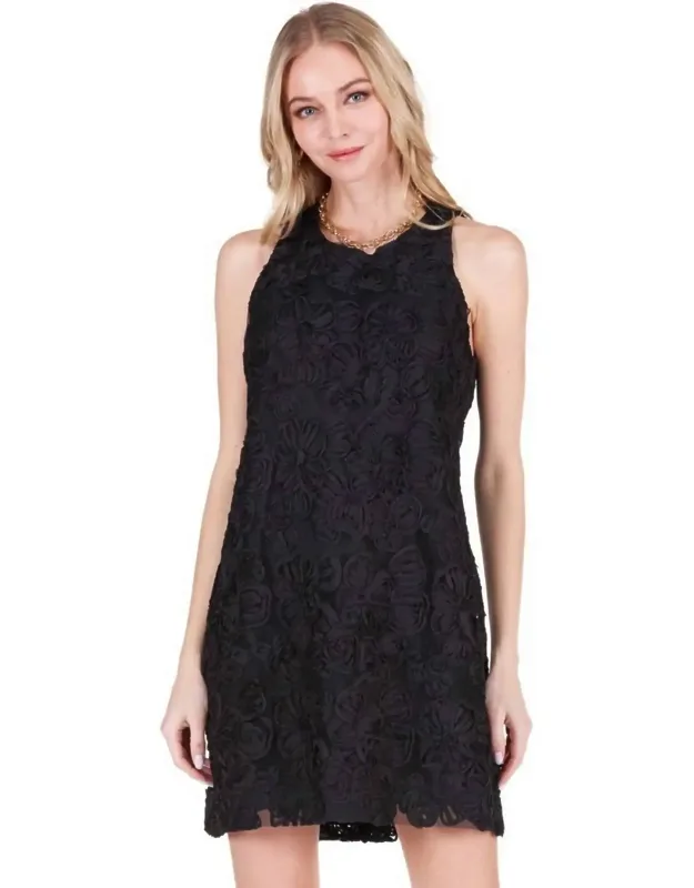 Soutache Mini Dress
