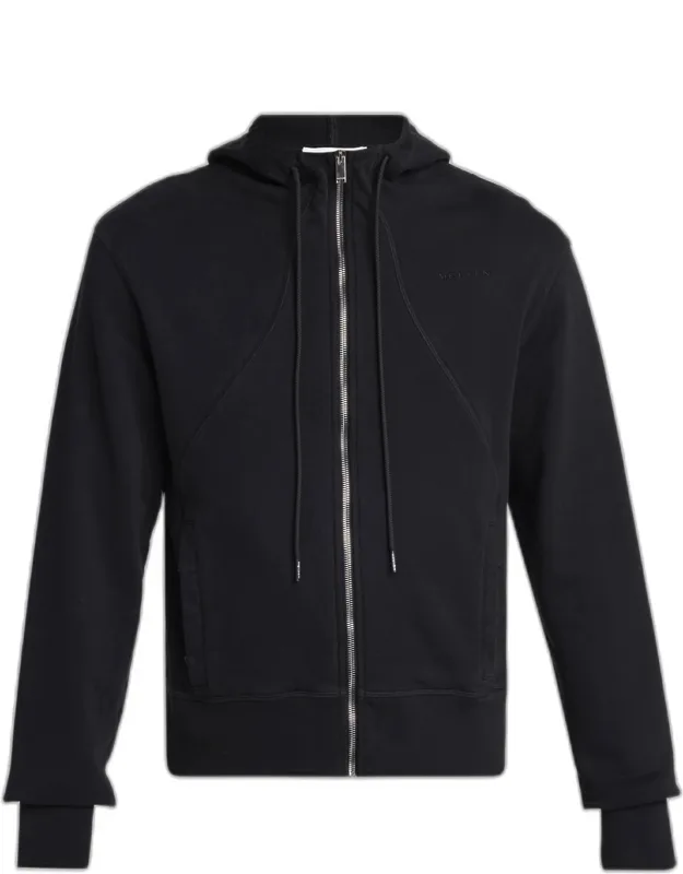 Stonewashed Cotton Full-zip Hoodie