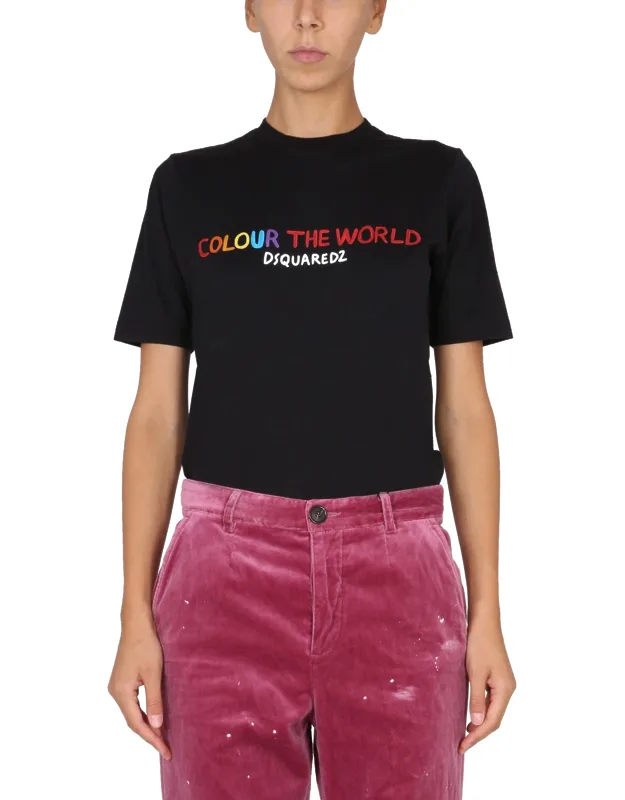 Dsquared T-shirt 100% Cotton Made In Italy