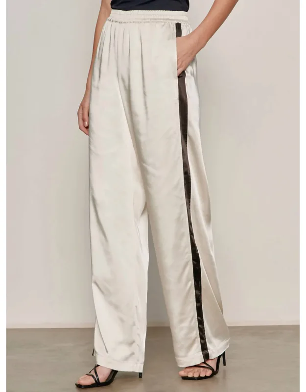 Satin Track Pants