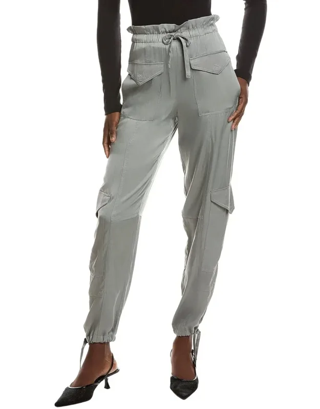 Washed Satin Pants