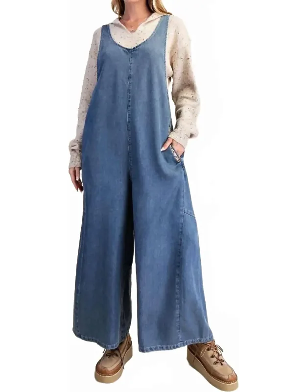 Washed Tencel Jumpsuit