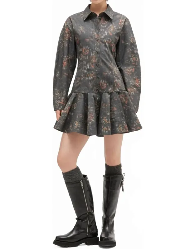Floral Shirt Dress