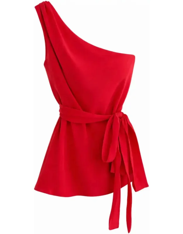 Amaya Cupro Tie Top