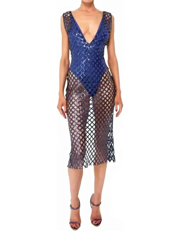 Sequin Midi Dress