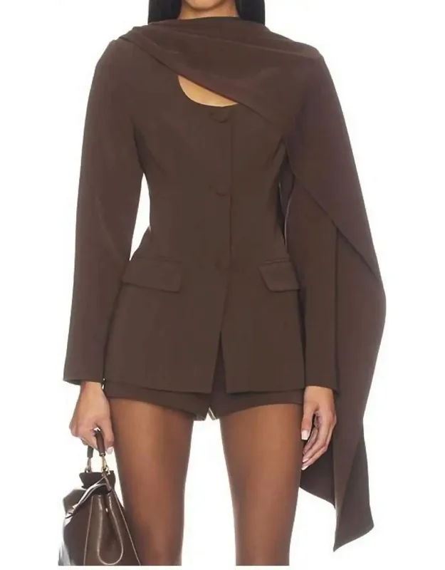 Scarf Blazer