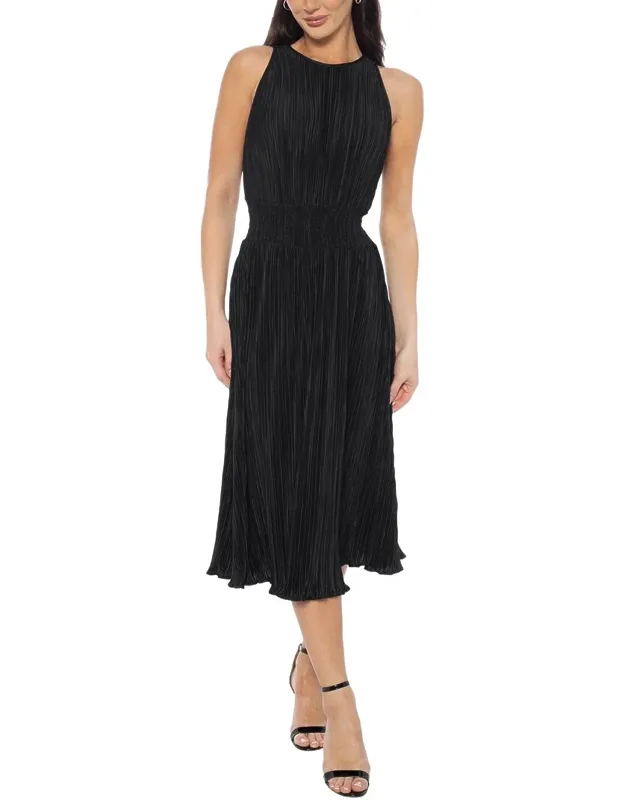 Smocked Waist Midi Dress