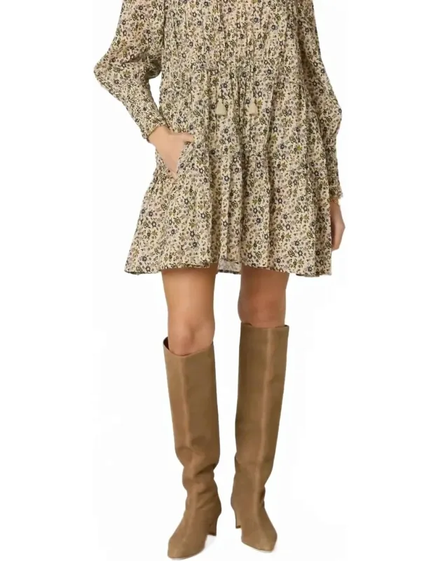 Raquel Mini Dress - Organic Cotton, A-line Silhouette