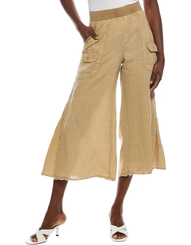 Contina Crop Linen Pants