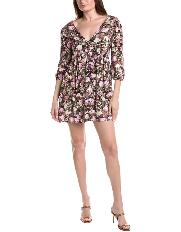 Printed Mini Dress