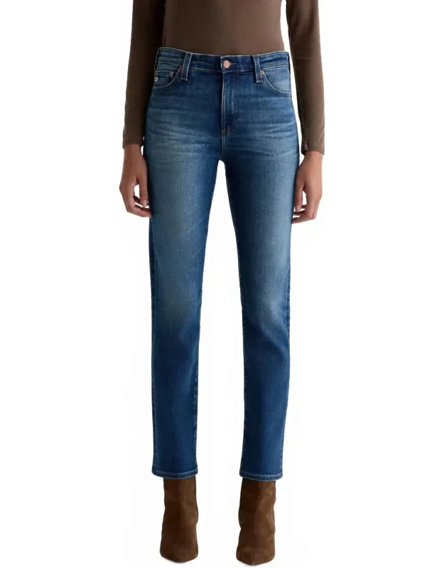 Mari Mid-rise Slim Straight Jeans - Flattering Silhouette, Comfortable Fit