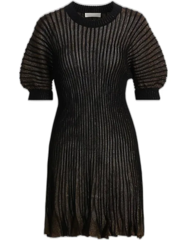 Talie Puff Sleeve Mini Dress