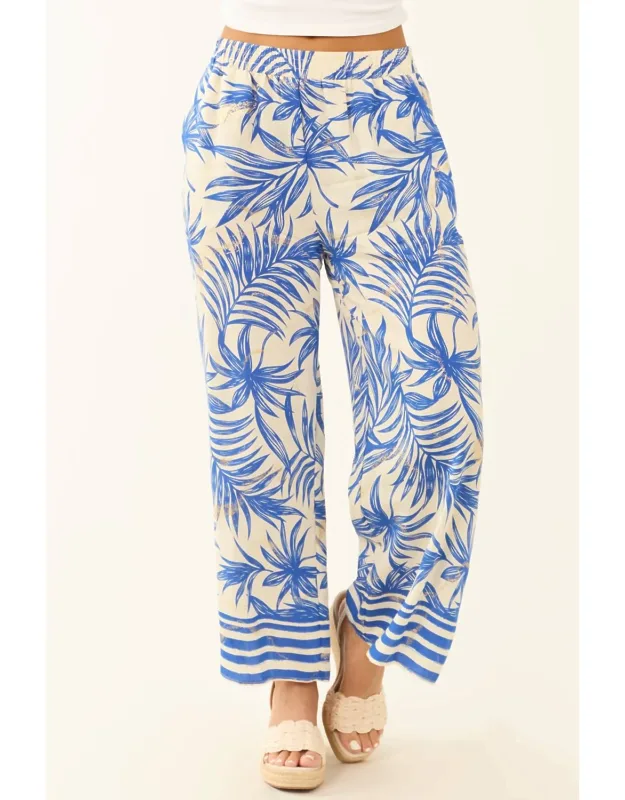 Tropical Cropped Pants