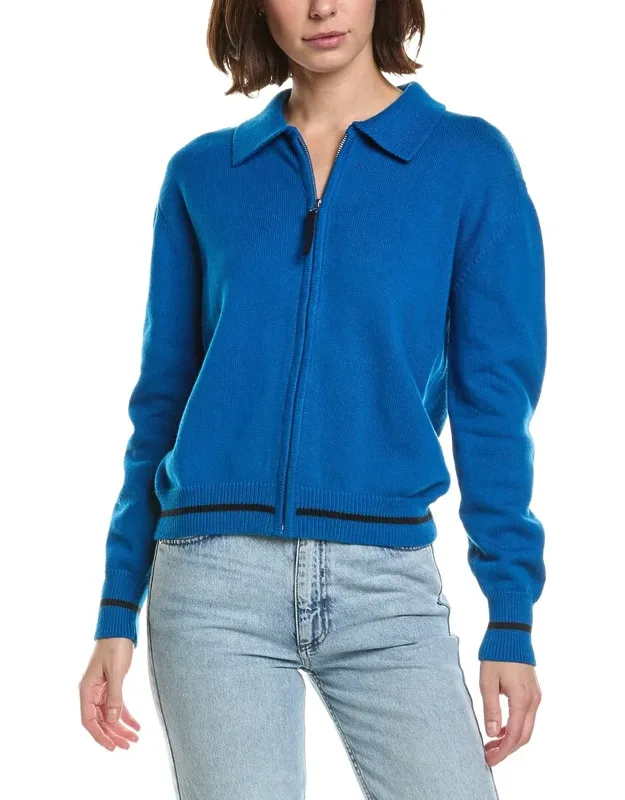 Varsity Zip Through Jacket