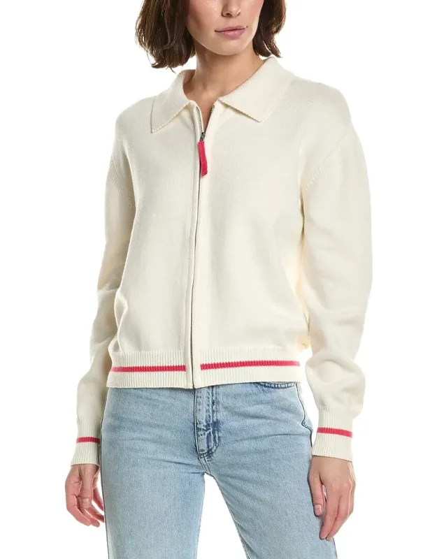 Varsity Zip Through Jacket