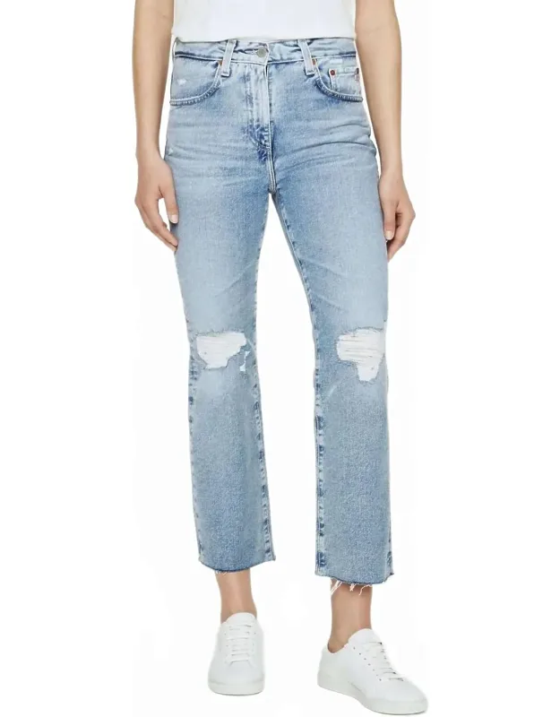 Kinsley High Rise Crop Boot Jeans
