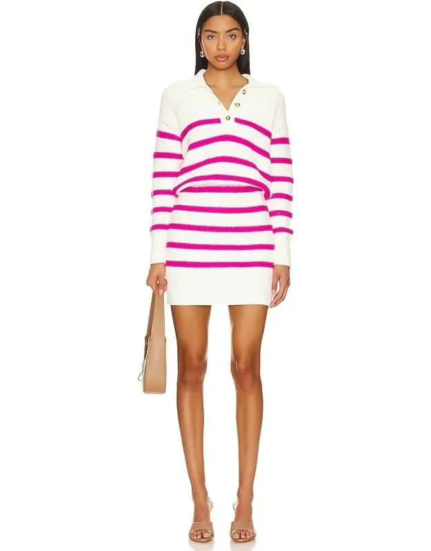 Stripe Mini Dress