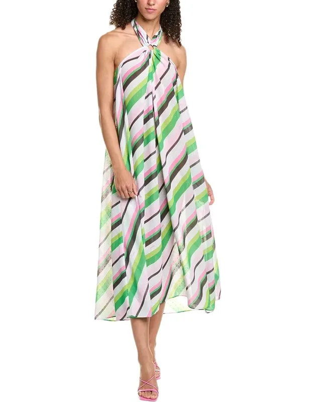 Light Chiffon Halter Maxi Dress