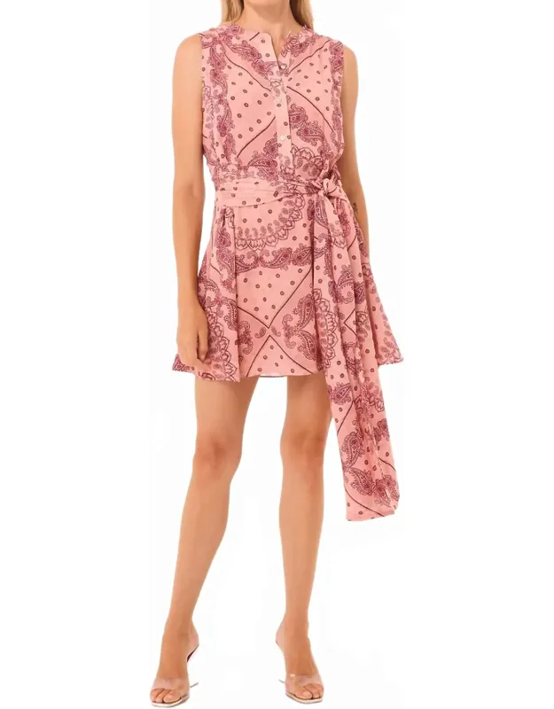 Clover Sleeveless Mini Dress