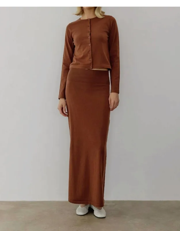 Knit Maxi Skirt