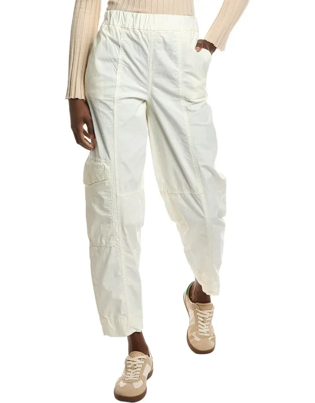 Washed Canvas Curve Pants