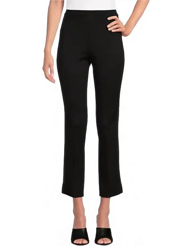 Lucia Velvet Pull-on Ankle Pants