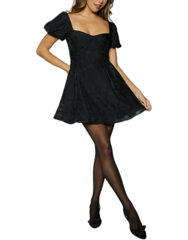 Petal Veil Mini Dress