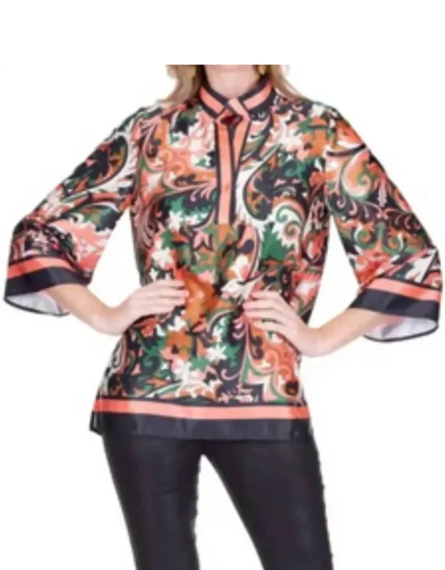 Placket Tunic Top