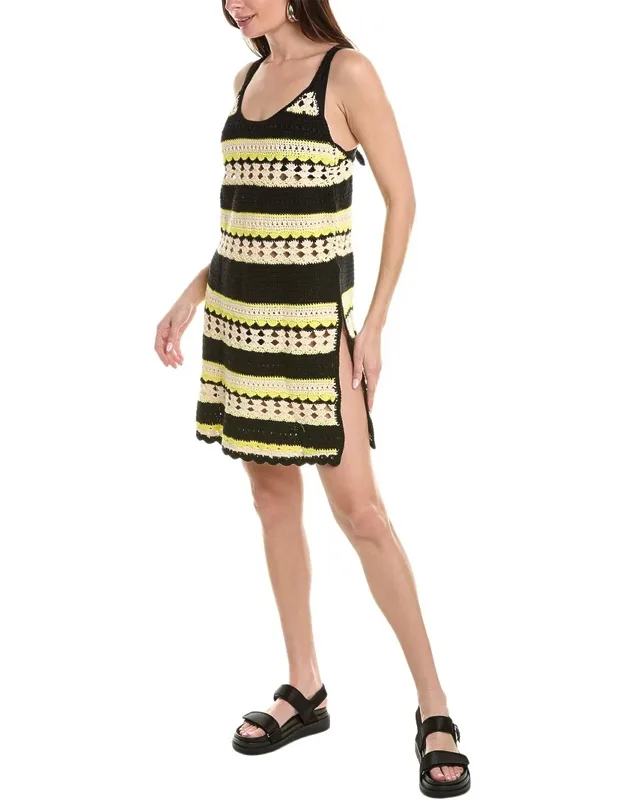 Crochet Cover-up Slip Dress