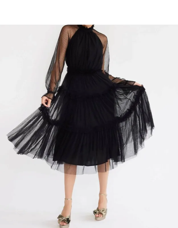 Midi Dress In Tulle