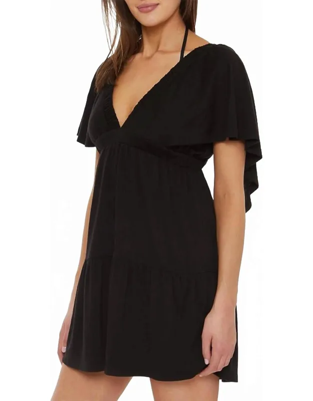 Palermo V-neck Plunge Dress